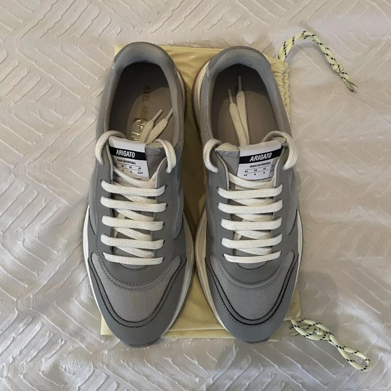 Axel Arigato Rush Sneaker (Grey/Light Grey) - | Depop