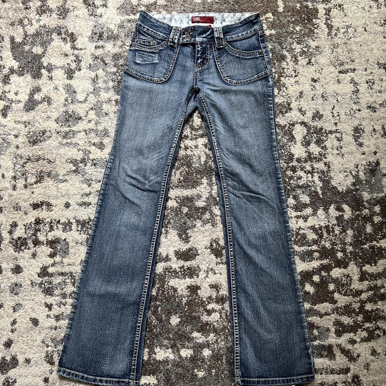 y2k YMI Low-rise Jeans Flat measurements: Waist: 13... - Depop