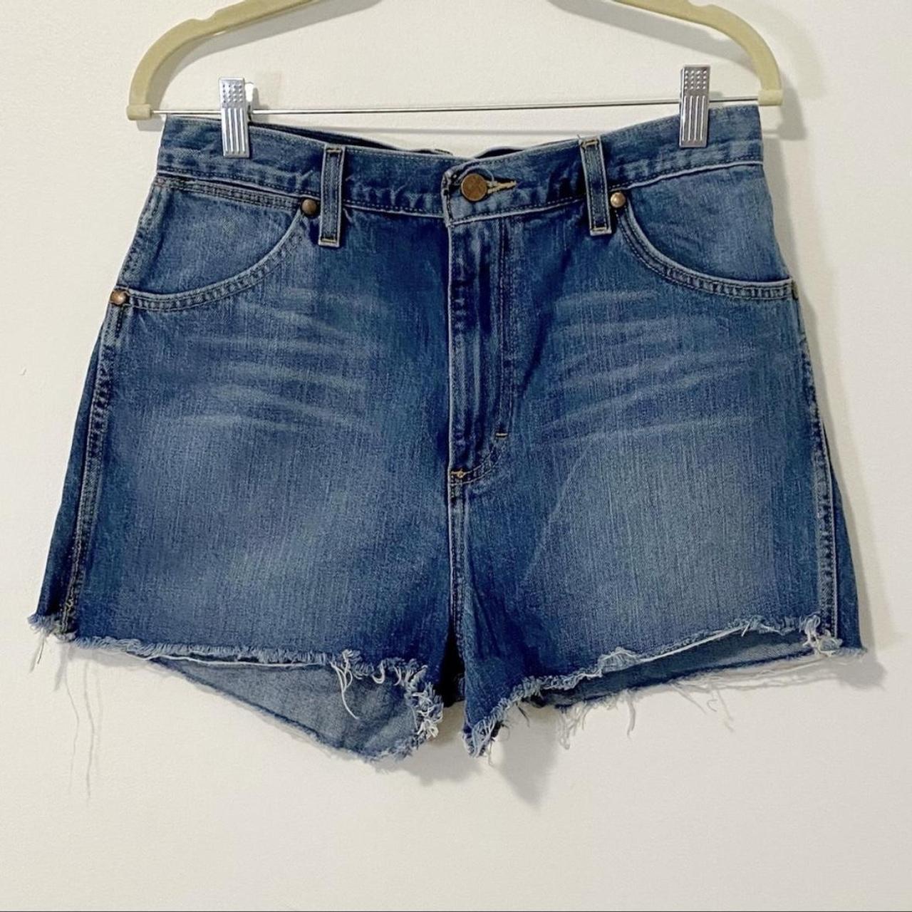 Wrangler Women's Blue Shorts | Depop