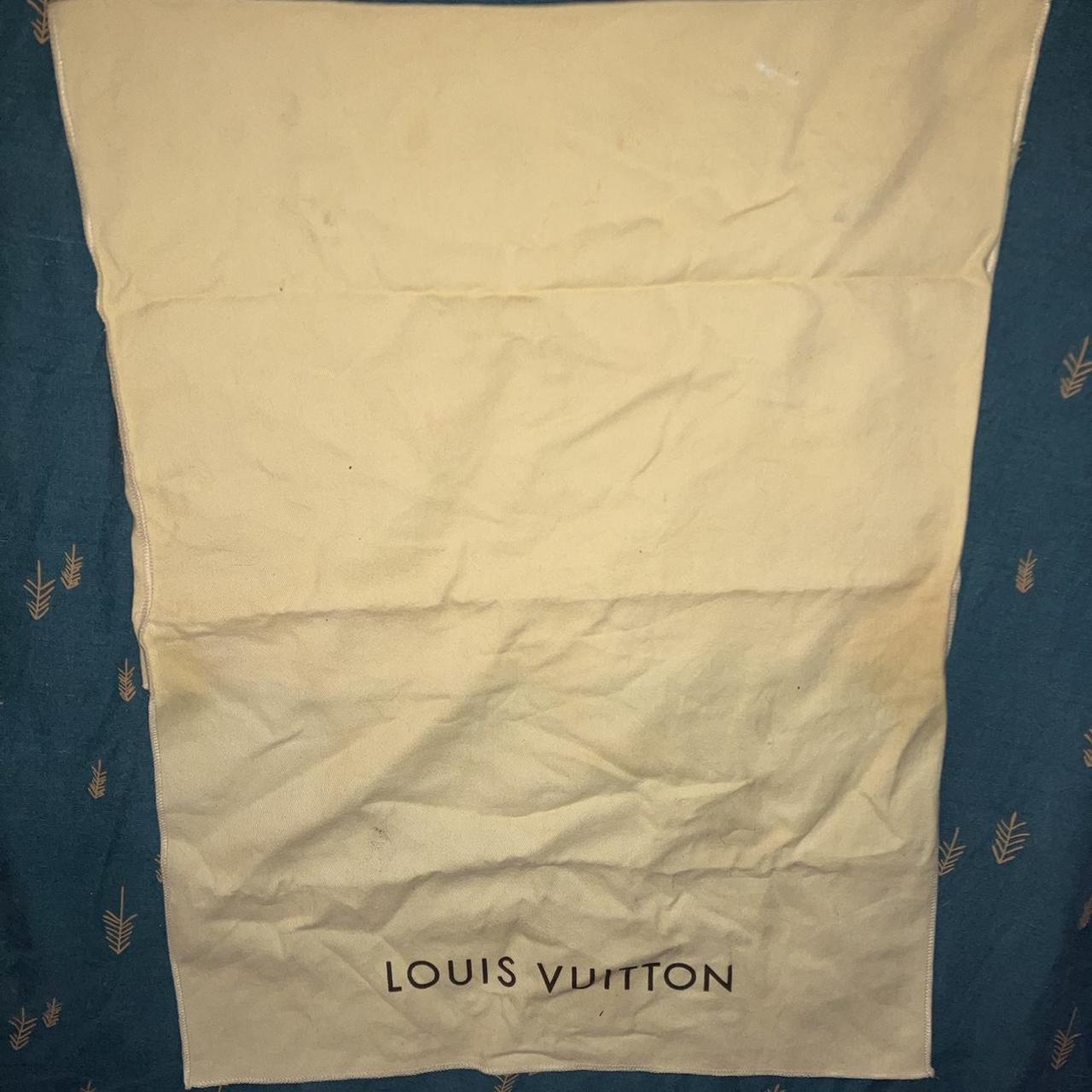Authentic Louis Vuitton Flip Fold Dust Bag Preloved - Depop