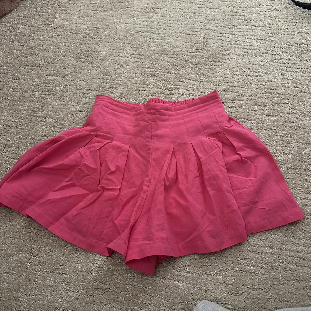 Pink skort! Bought from a boutique- size xsmall!... - Depop