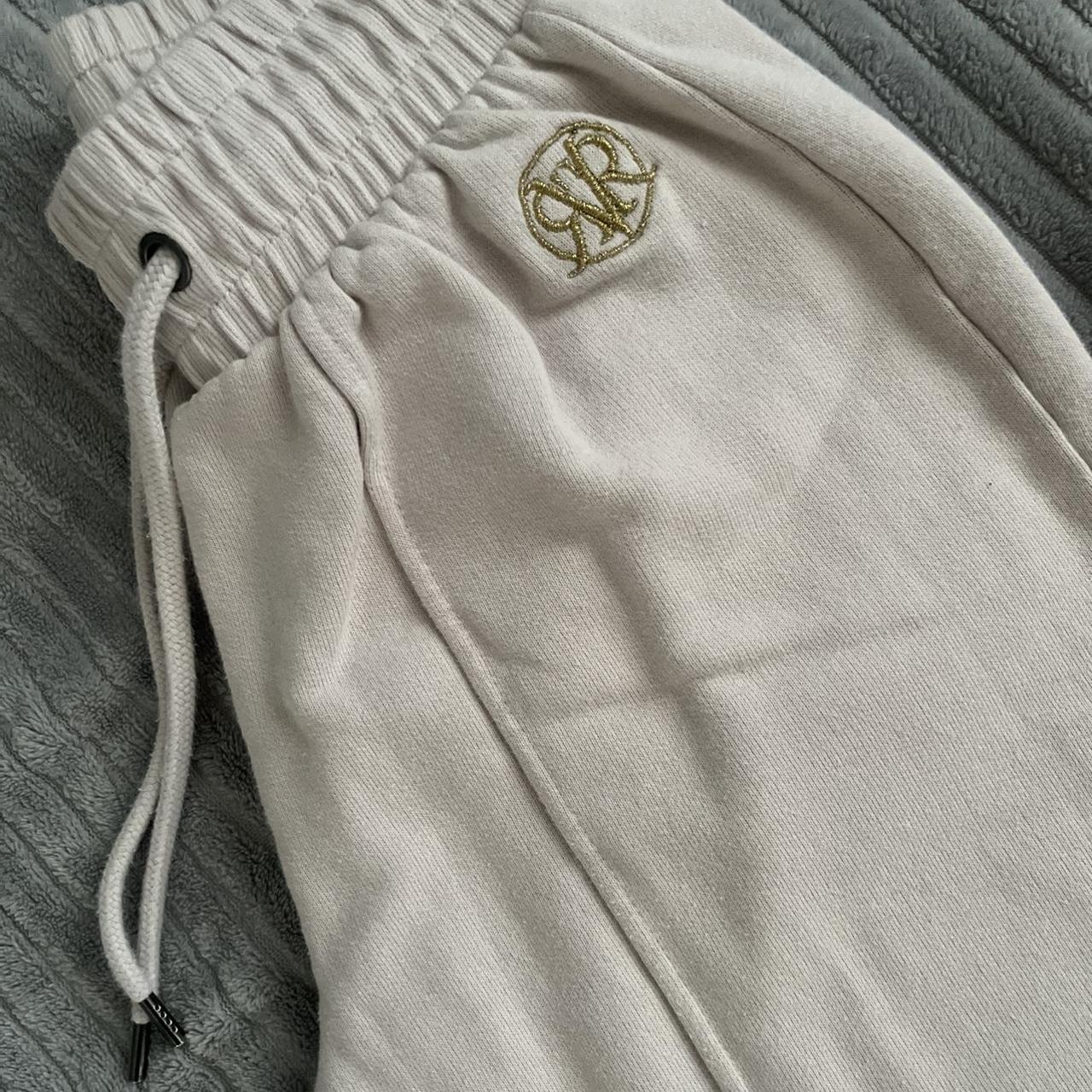 River Island beige petite tracksuit bottoms🪐 Great... Depop