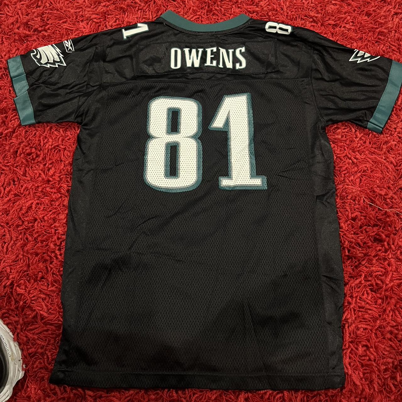 NFL,Philadelphia Eagles Terrell Owens #81,Youth,Unisex,X-Large,Green,NFL  Jersey