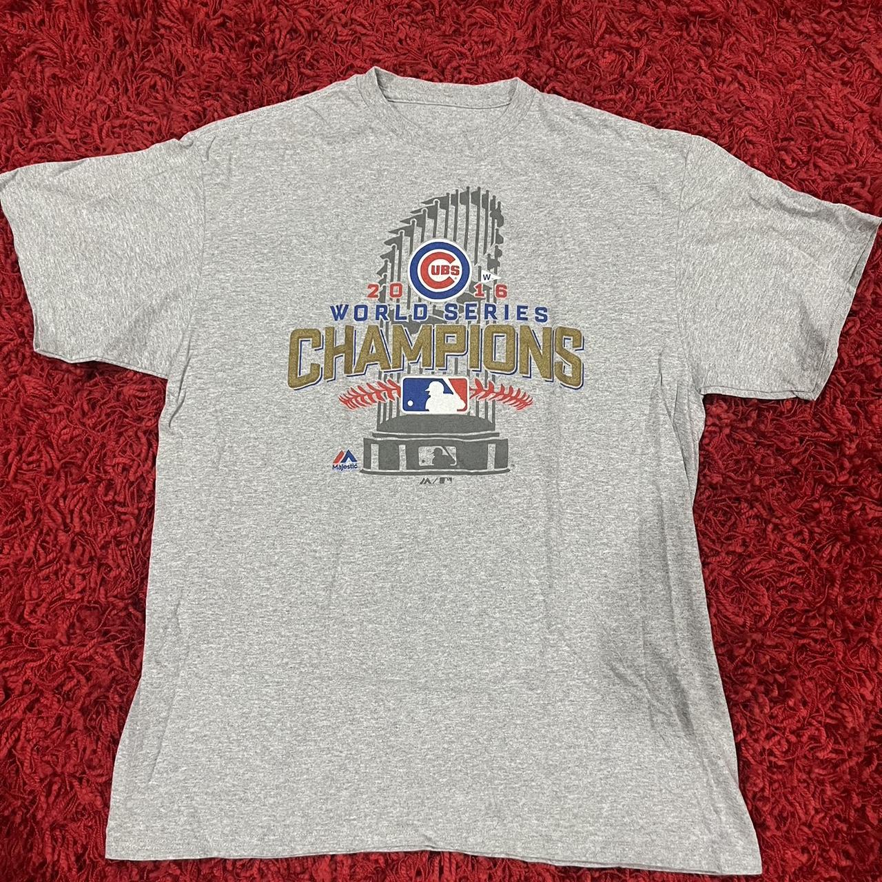 Chicago Cubs T-shirt 2016 World Series Champions - - Depop