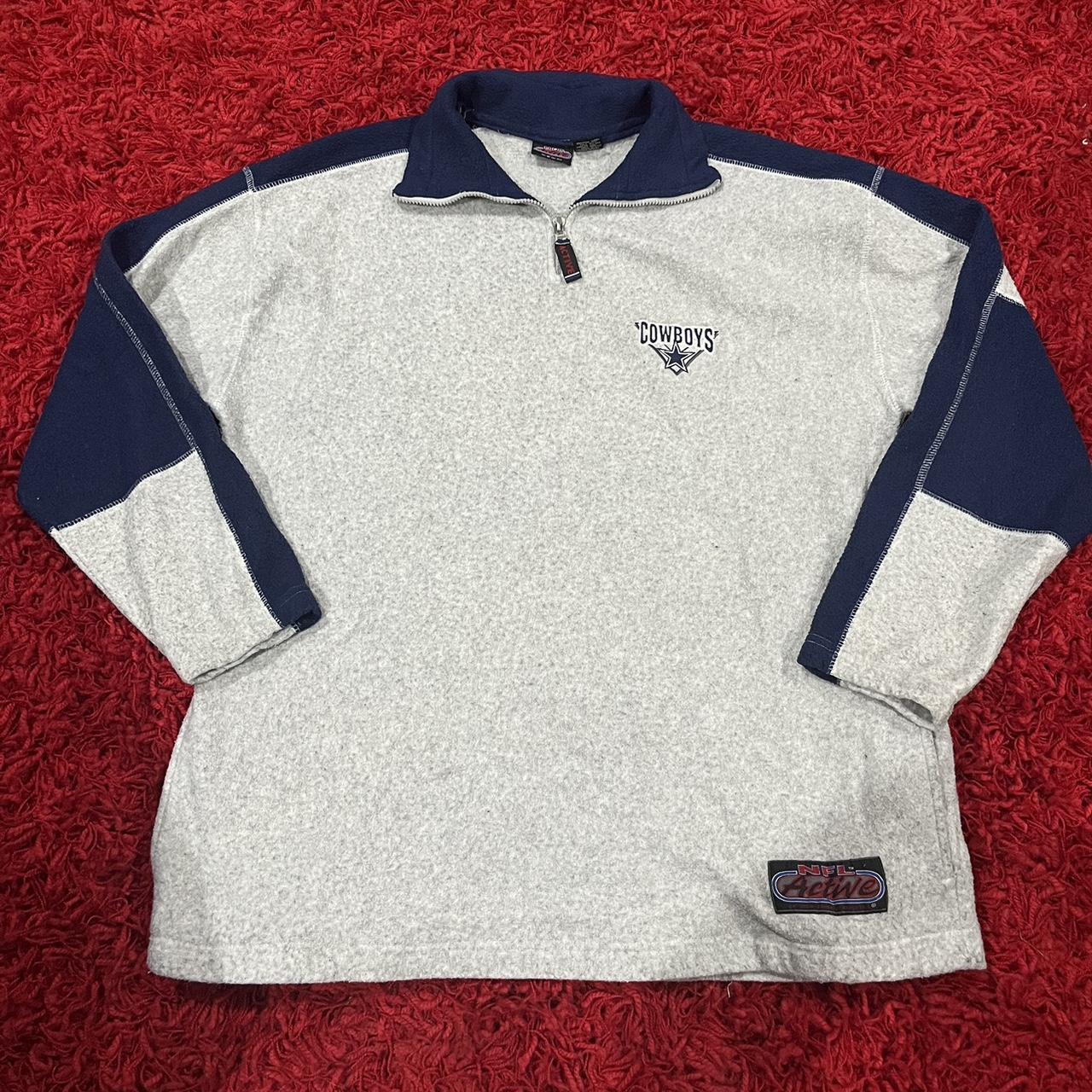 Cowboys Quarter Zip Sweatshirt - Navy