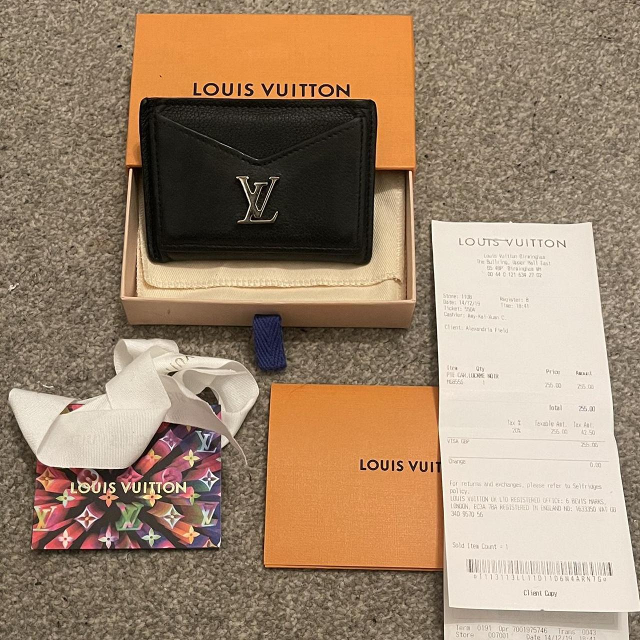 Louis Vuitton Double Card Holder Damier Brown - - Depop