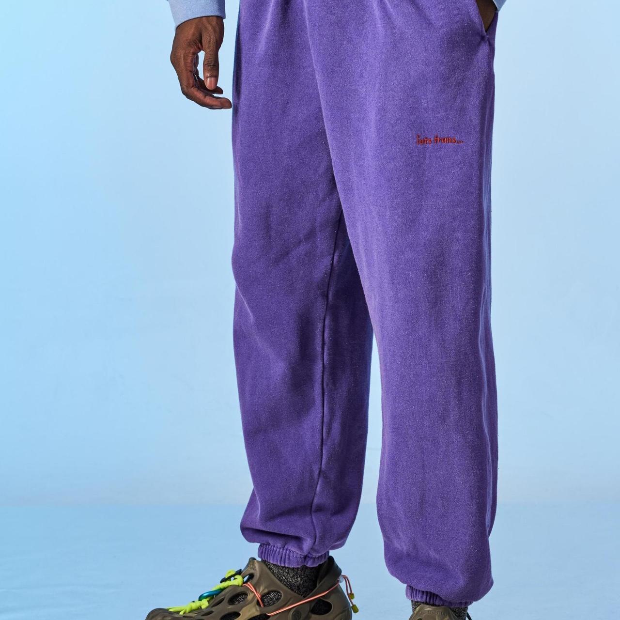 Baggy Bright purple urban outfitters tracksuit