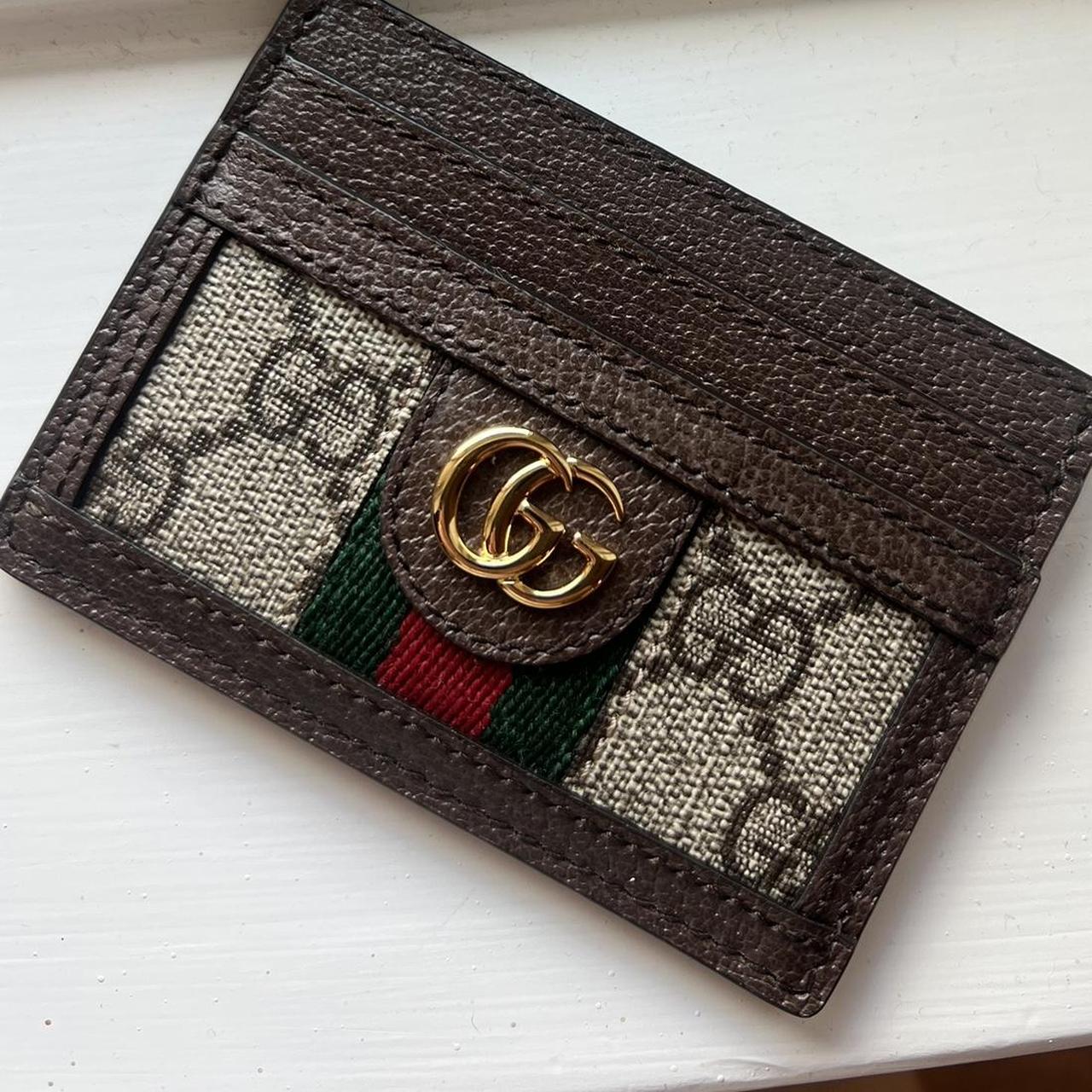 GUCCI - OPHIDIA GG card case wallet 