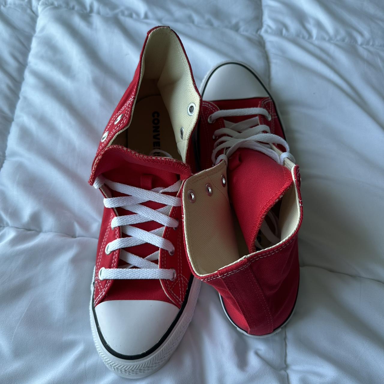 high top red chucks