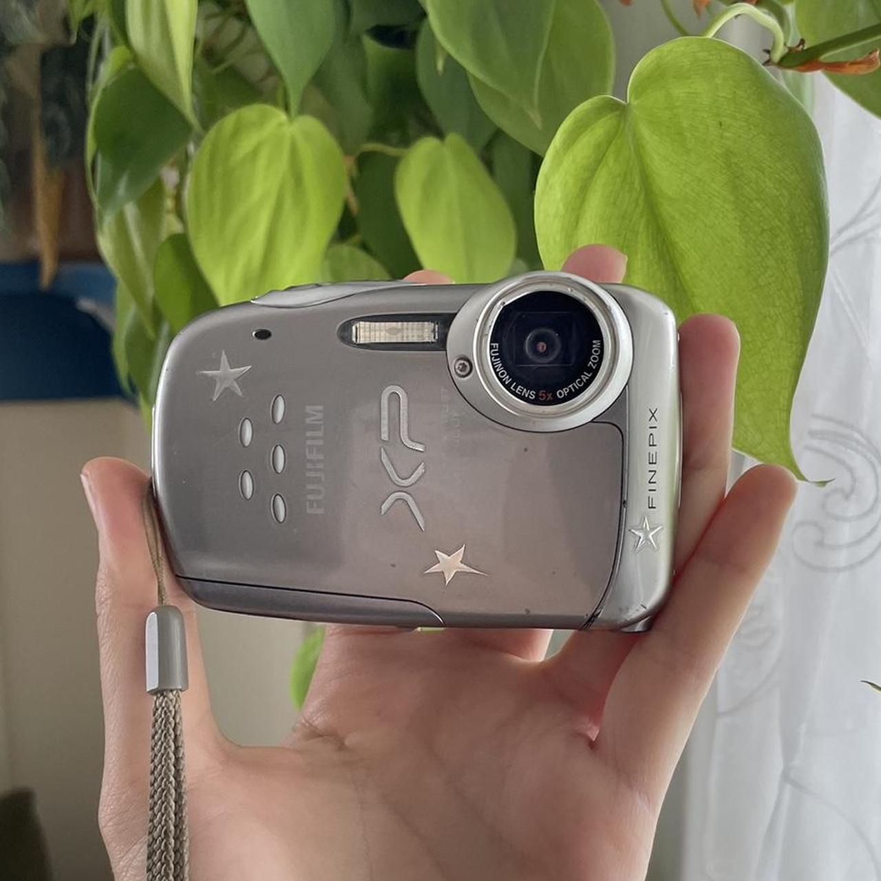 Fujifilm Grey and Silver Camerasandaccessories Depop