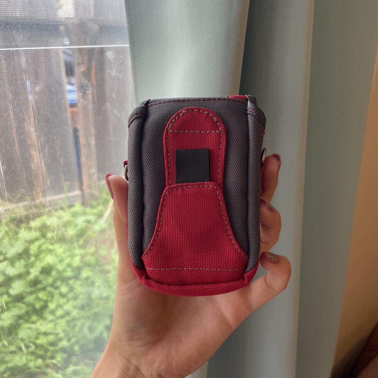 Quantaray Camera bag / case Red and grey detail,... Depop