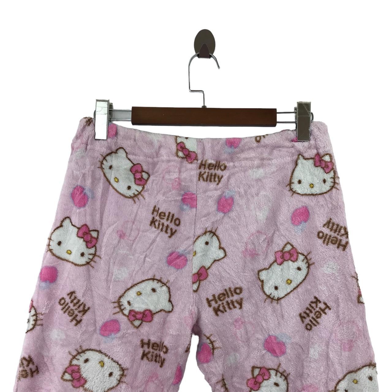 Vtg HELLO KITTY JAPAN Sanrio All Over Print Pink... - Depop