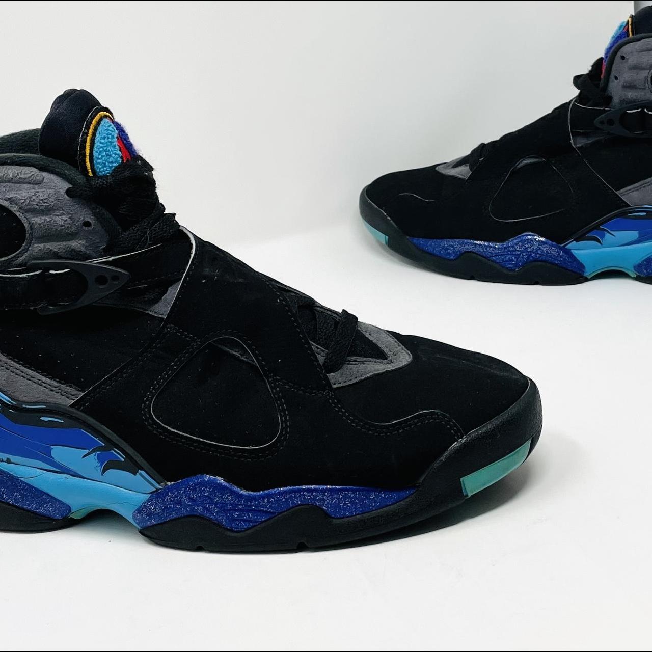 Nike Air Jordan 8 Aqua 2015 305381–025 OG VIII Black... - Depop