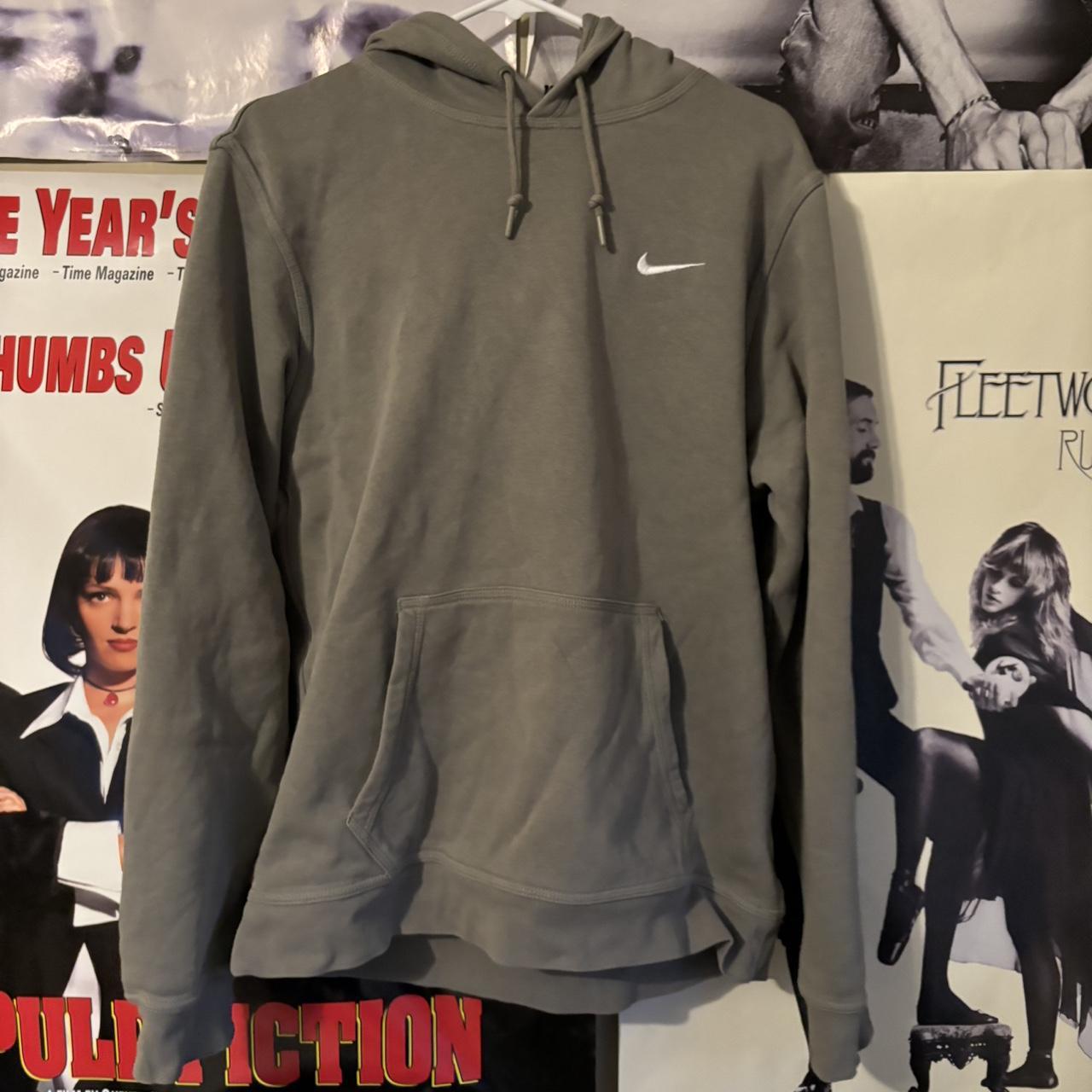 sage green nike shirt