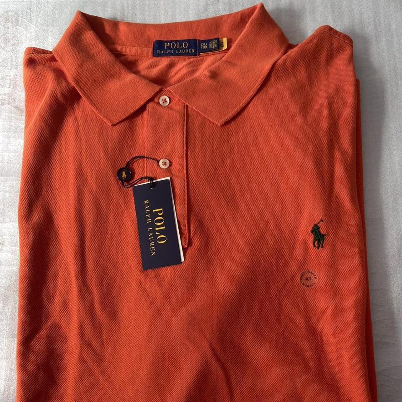 Polo Ralph Lauren Big & Tall Men's Orange Polo-shirts | Depop