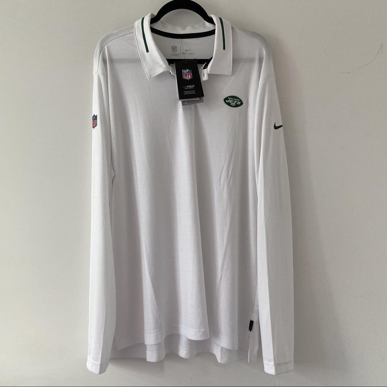 Men's Nike Dri-Fit NFL New York Jets UV Polo Shirt - Depop