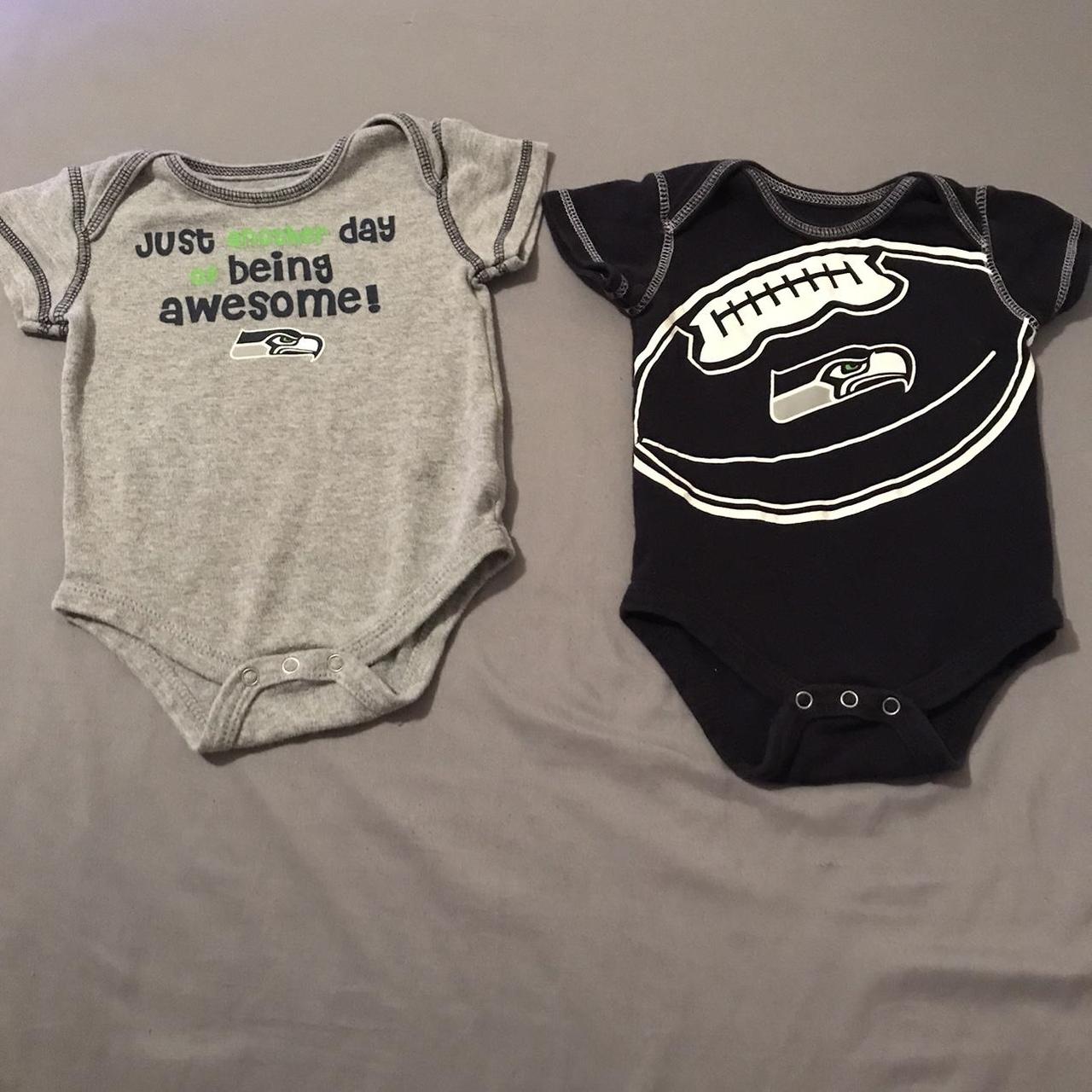 NFL Seattle Seahawks Baby Onesies Size 3-6M Listing - Depop
