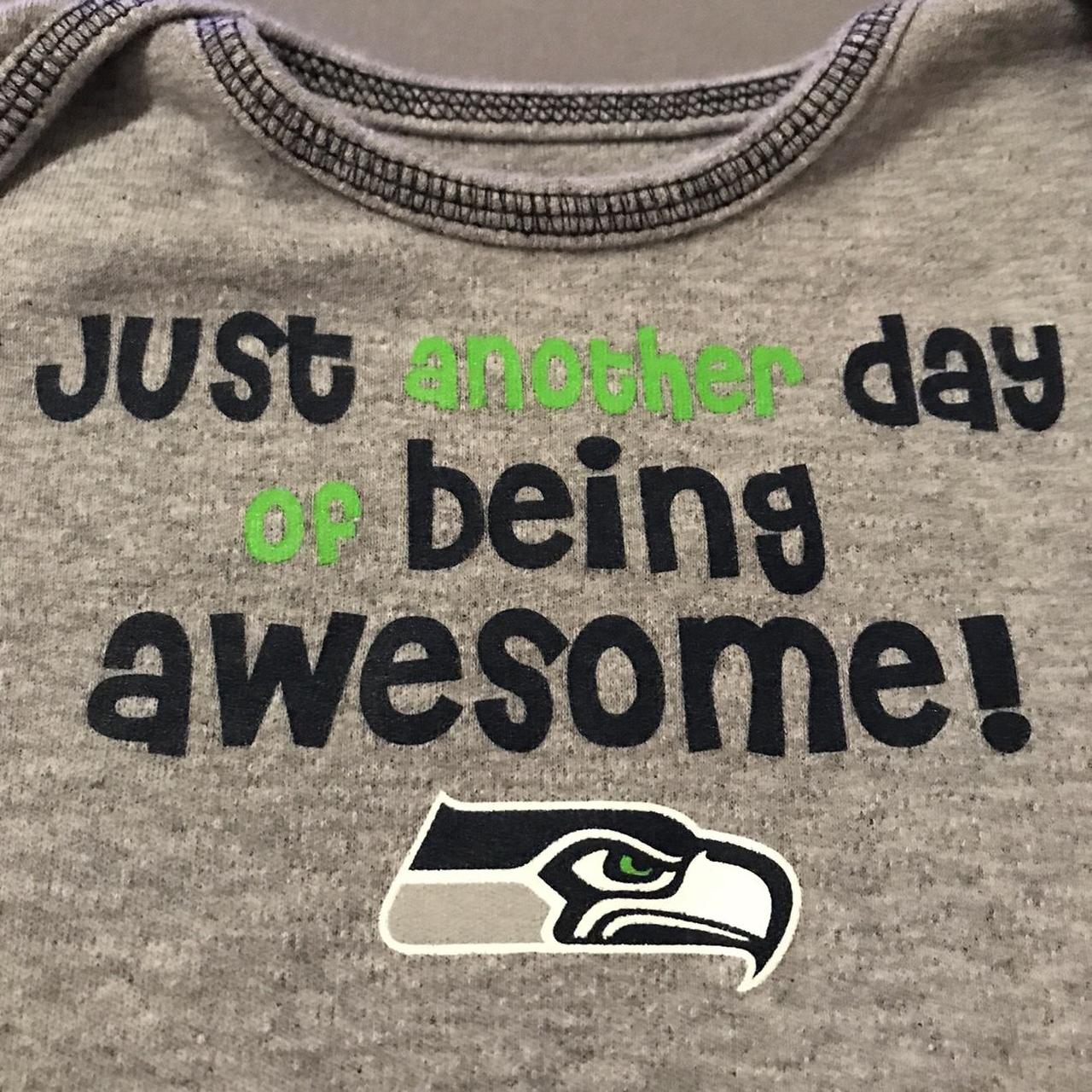 Seahawks Football Onesies Sz 3-6M