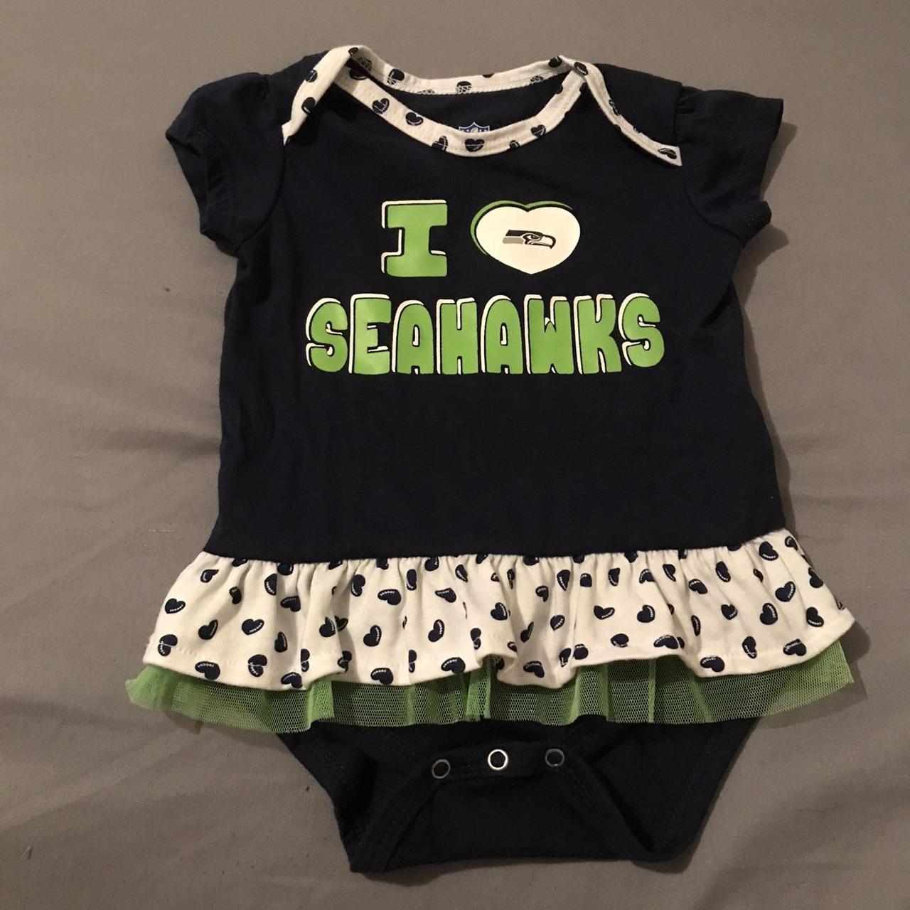 NFL Seattle Seahawks Baby Onesies Size 3-6M Listing - Depop