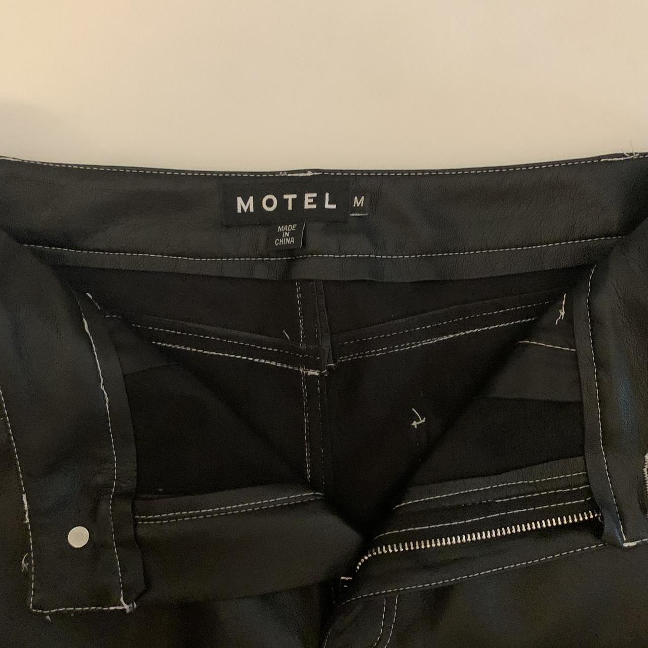Faux Leather Pants Motel Rocks Never worn, No... Depop