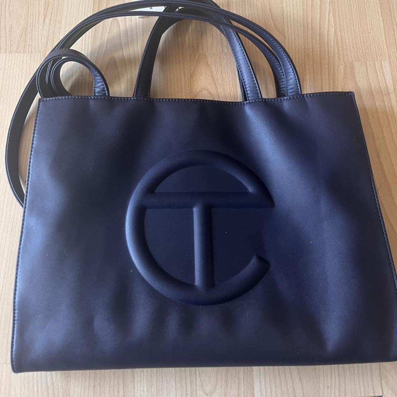 Next to new telfar bag in the colour ‘midnight navy’... - Depop