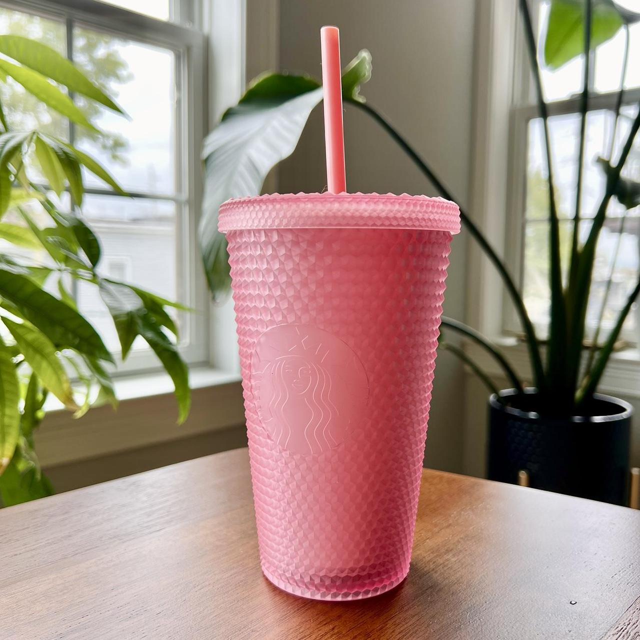 Starbucks matte pink studded tumbler purchases