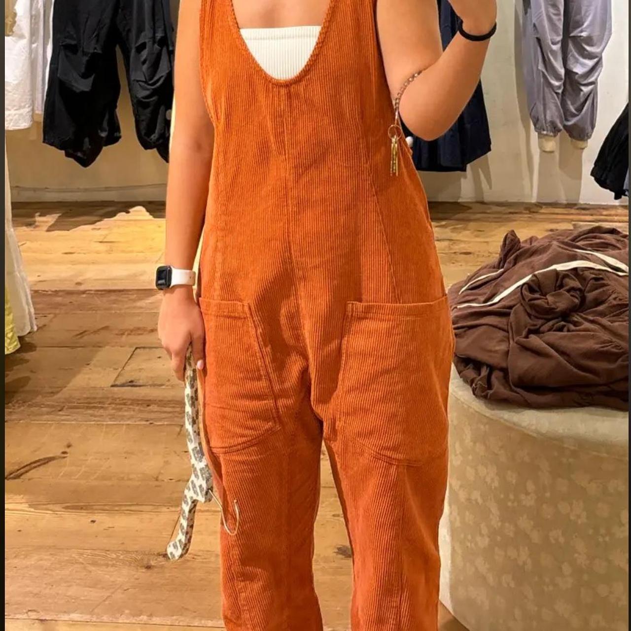 Free People High Roller Corduroy Overalls One of my... - Depop