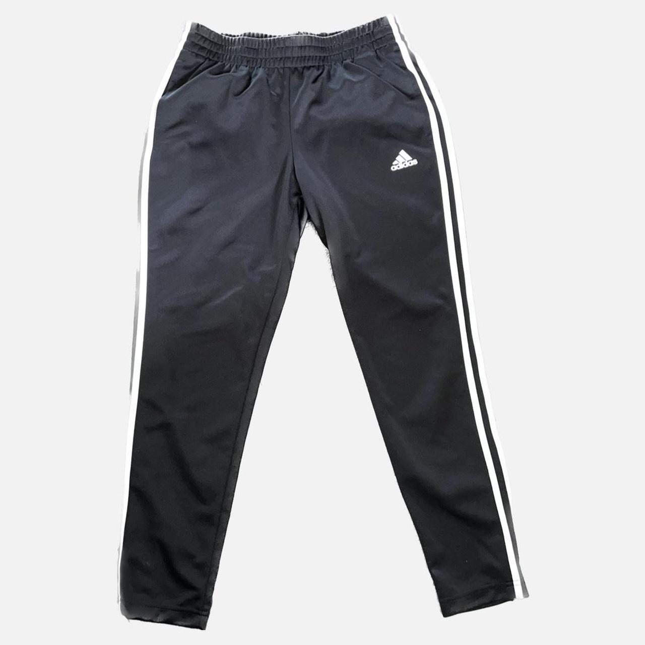 ♠️Black Adidas Tracksuit Bottoms Depop