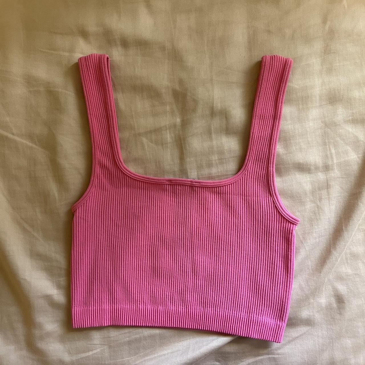 Zara Women's Pink Vest | Depop