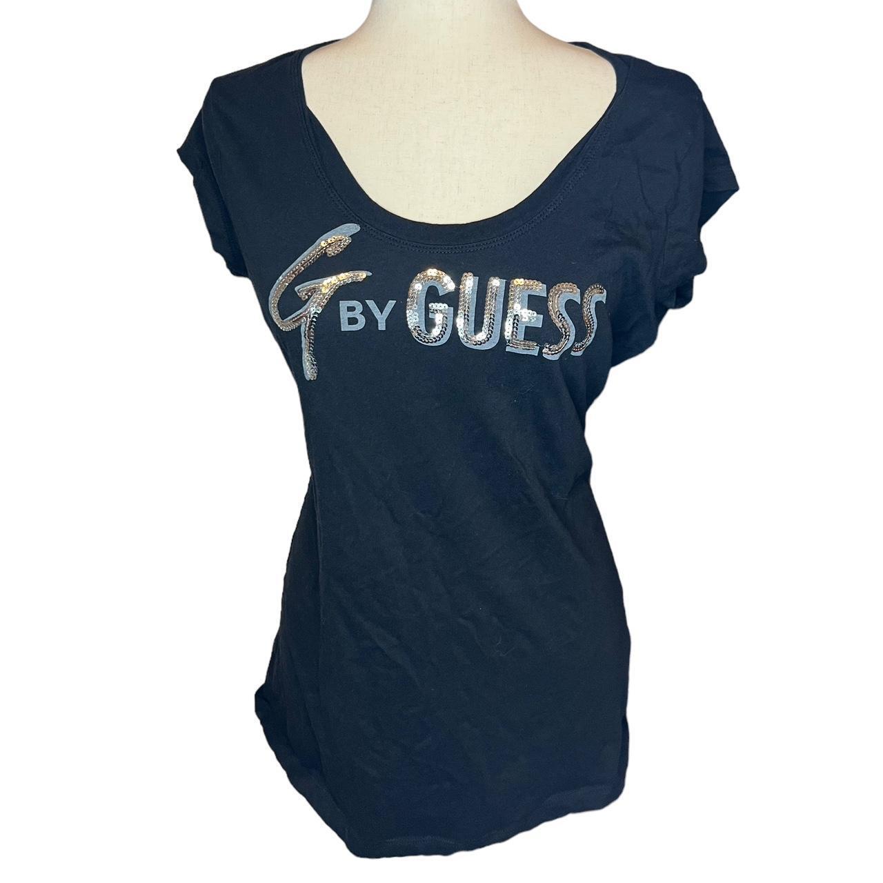 Guess sequin 2024 t shirt