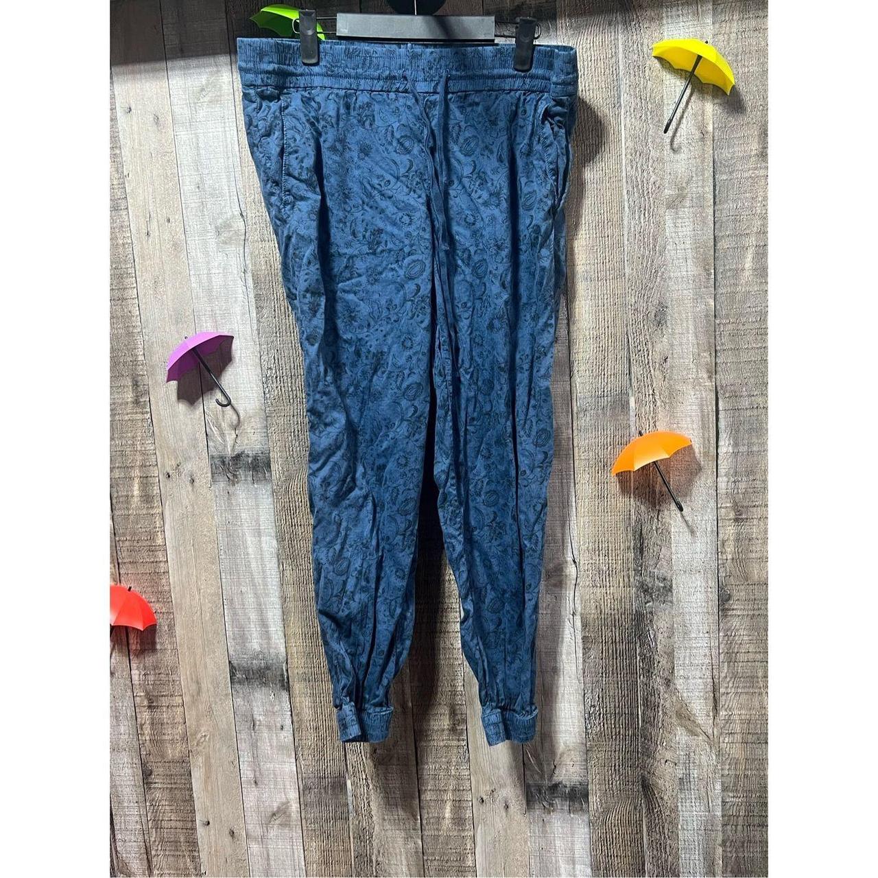 Ann Taylor Loft Blue Floral Jogger Pants Brand Ann. Depop