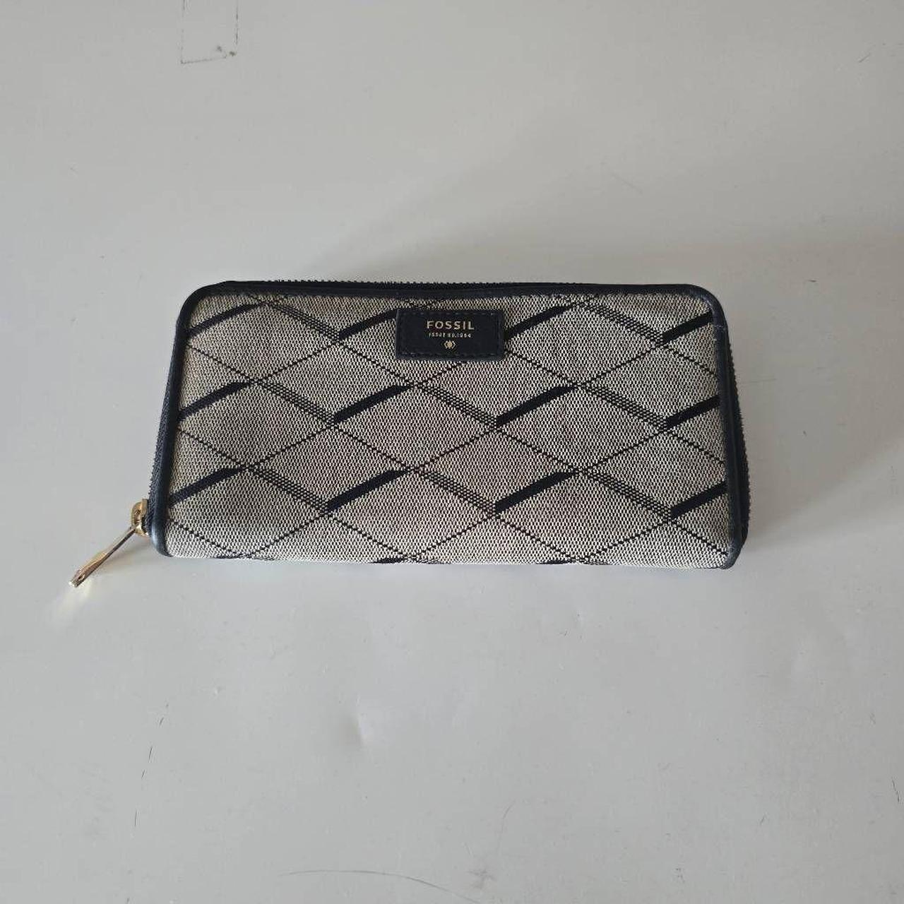 Fossil Women's Wallet - Grey/Black – Fossil Sydne… - image 1
