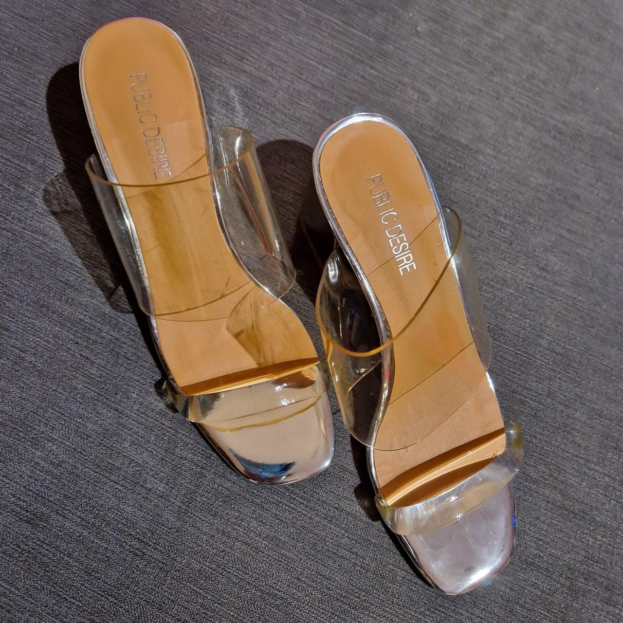 Public desire best sale transparent heels