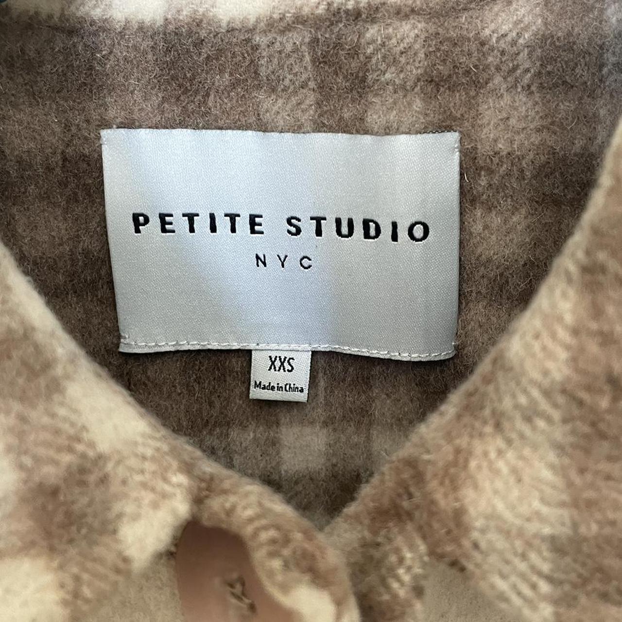 Petite Studio NYC Wool Reversible Gingham winter... - Depop