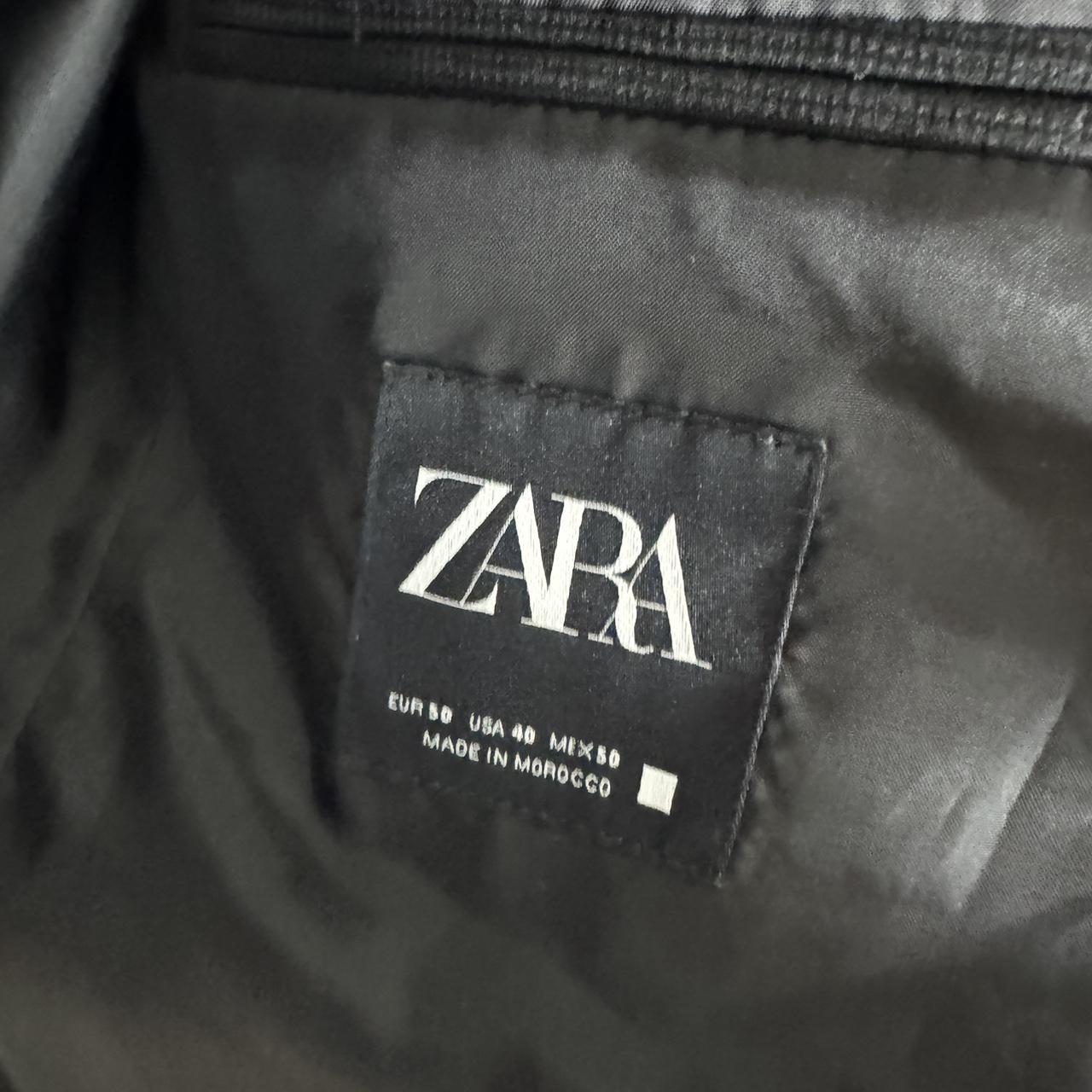 Zara black suit top 40 US bottoms 32 US - Depop