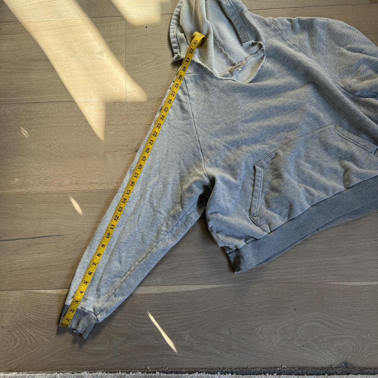 Yeezy Season 5 Distressed Hoodie | Depop