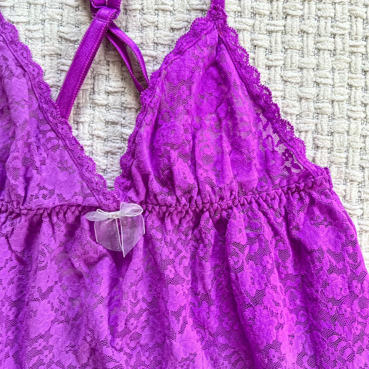 Victorias Secret Womens Purple Dress Depop 4448