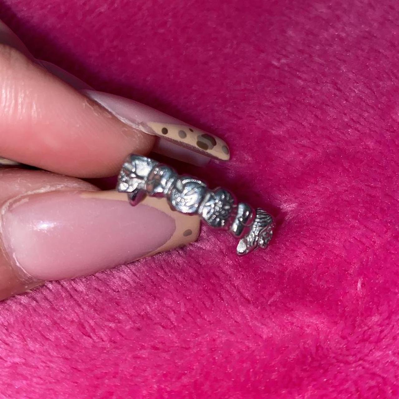 HARD JEWELRY FLOODED GRILL RING Size 6 dm for... Depop