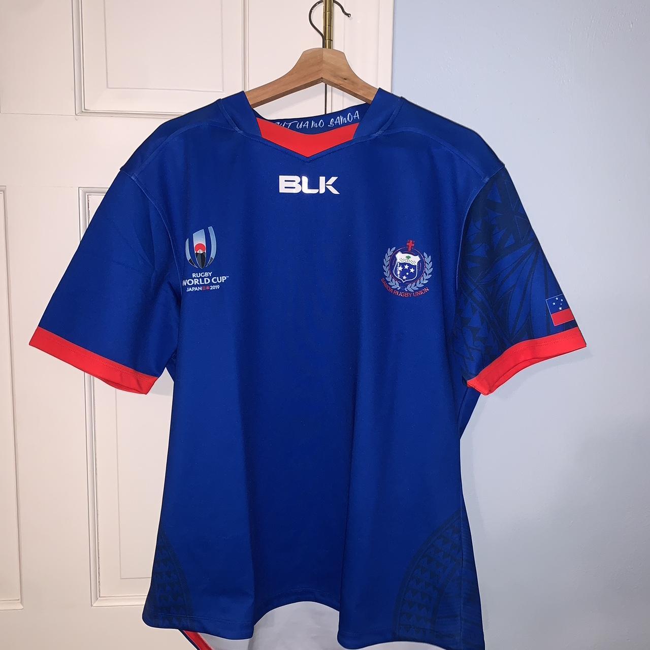 Large Samoa Rugby Union jersey from Japan World Cup Depop