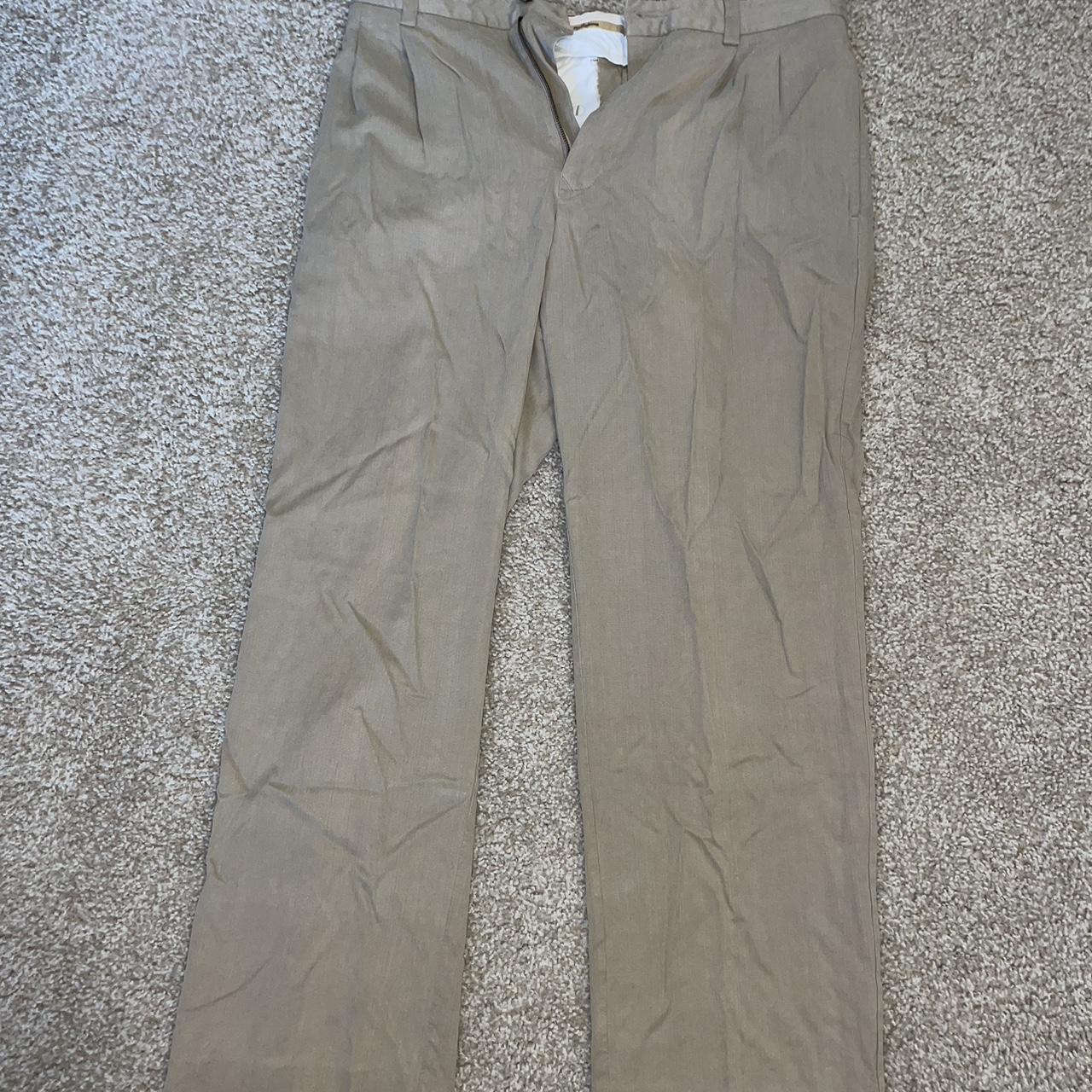 Tommy Bahamas Tan Khaki Dress Pants - Depop