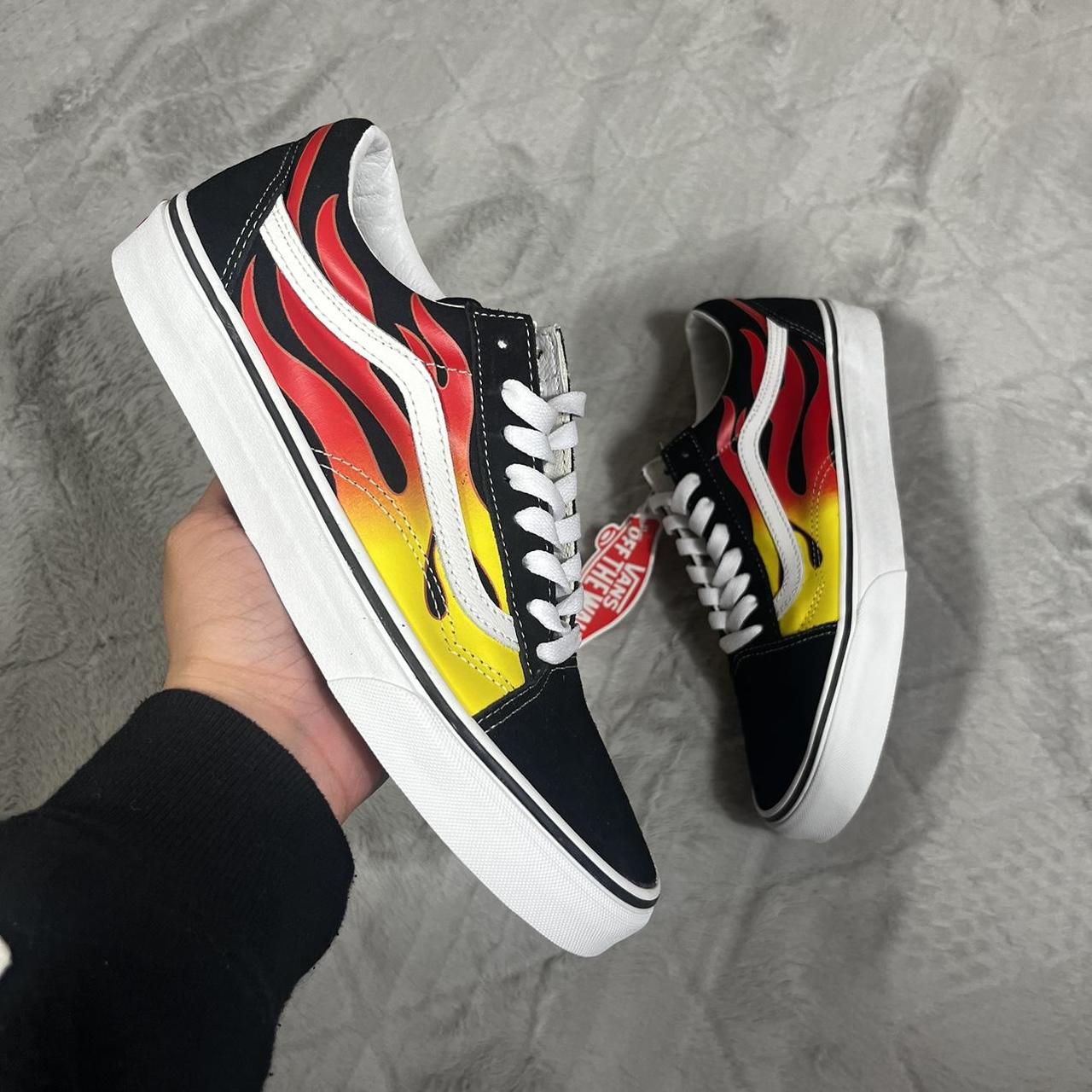 Mens vans outlet flames