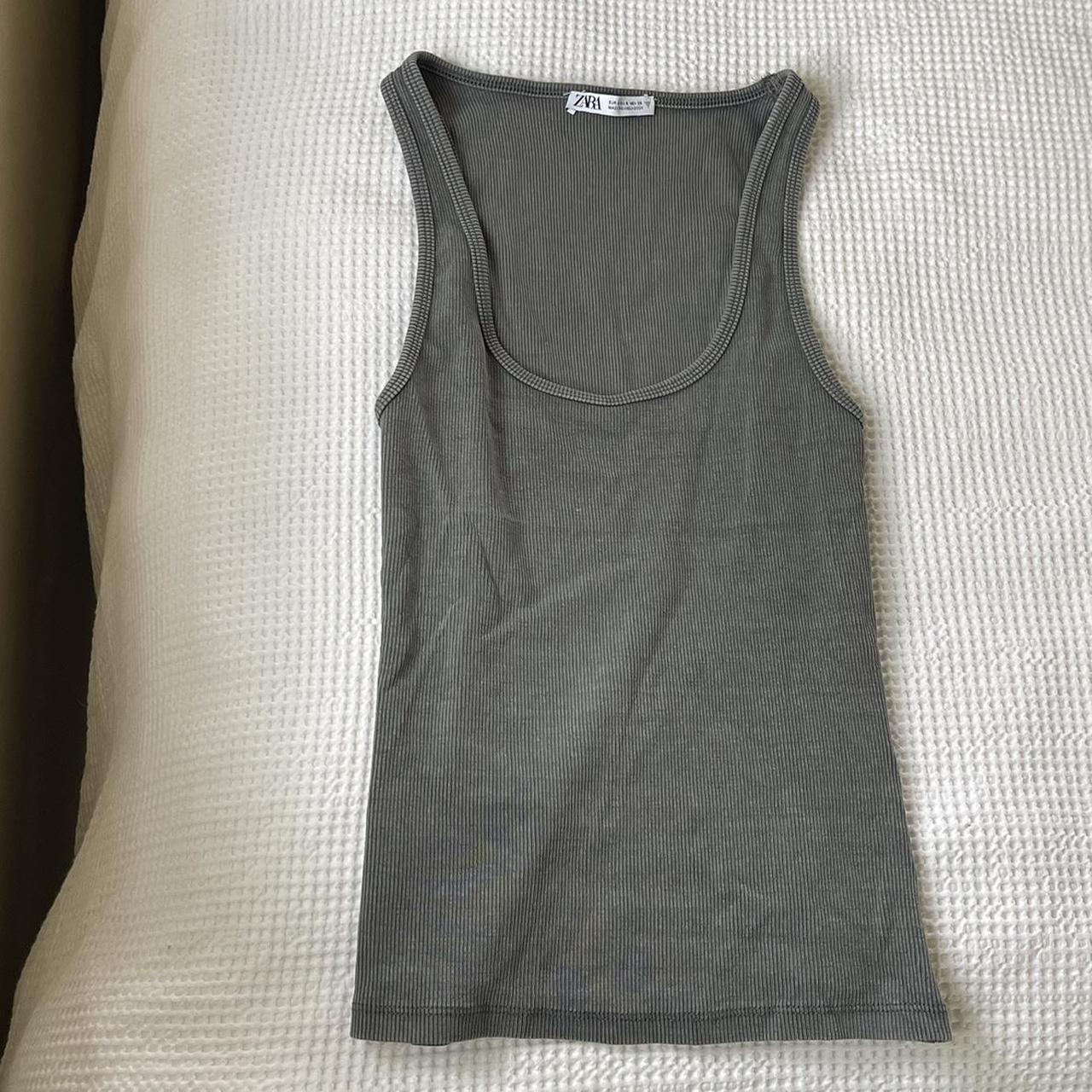 Zara grey singlet - Depop