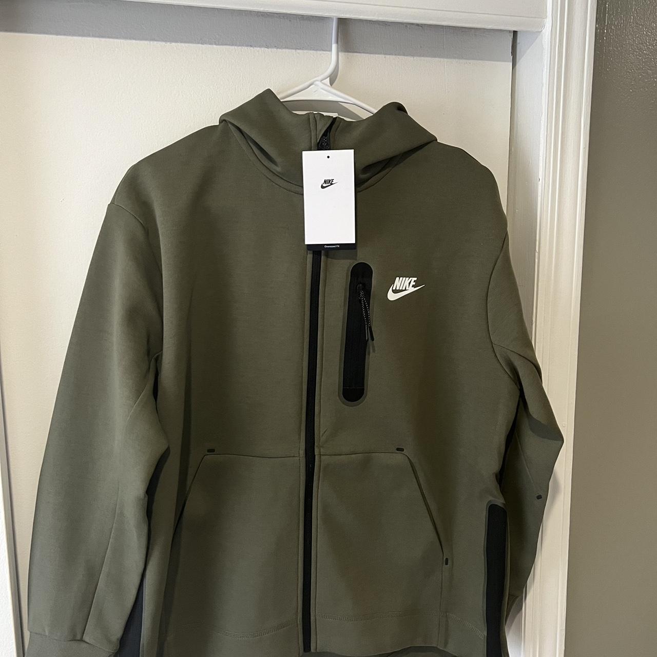 NWT NIKE TECH FLEECE olive green Women's size Small... - Depop