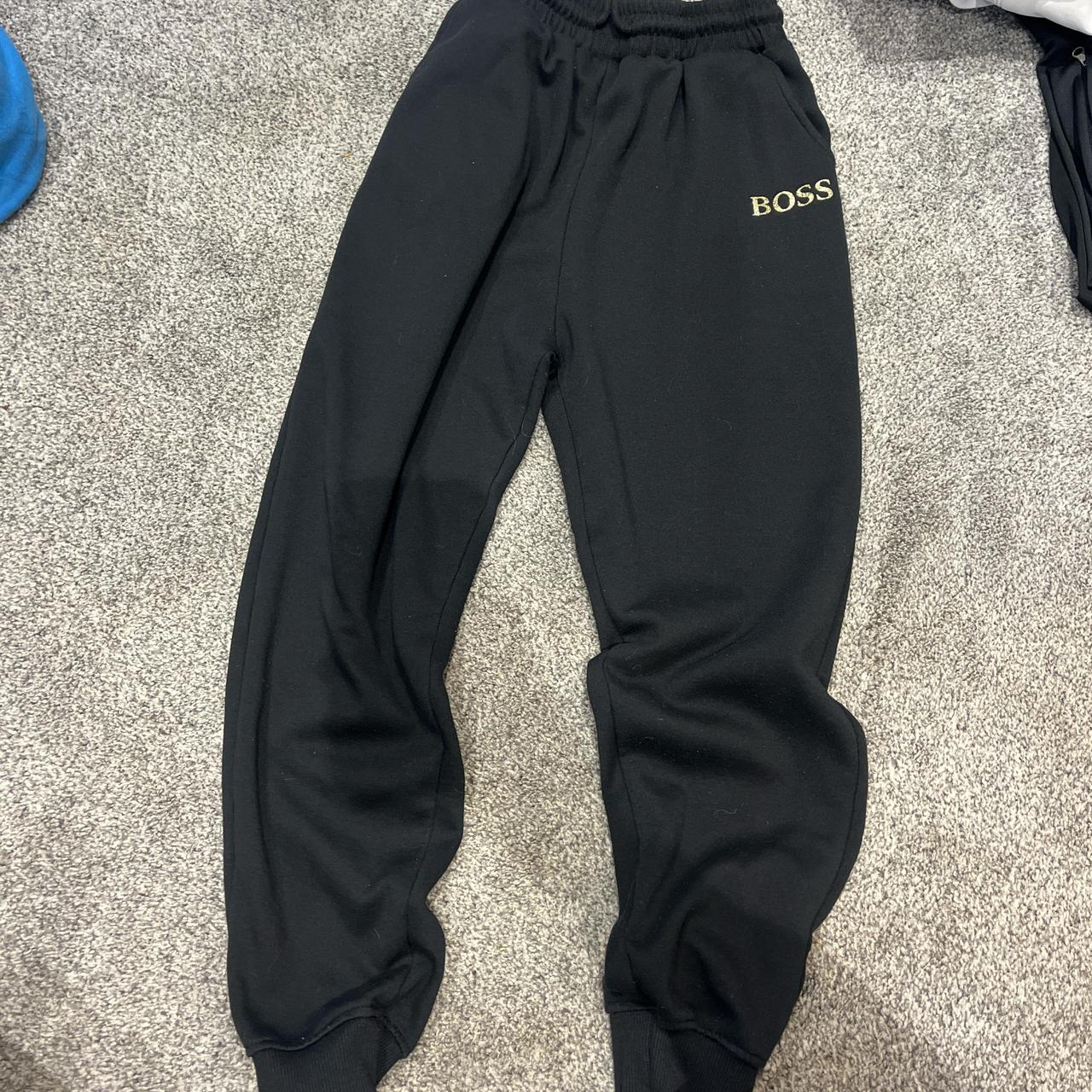 black Hugo boss joggers Size Medium