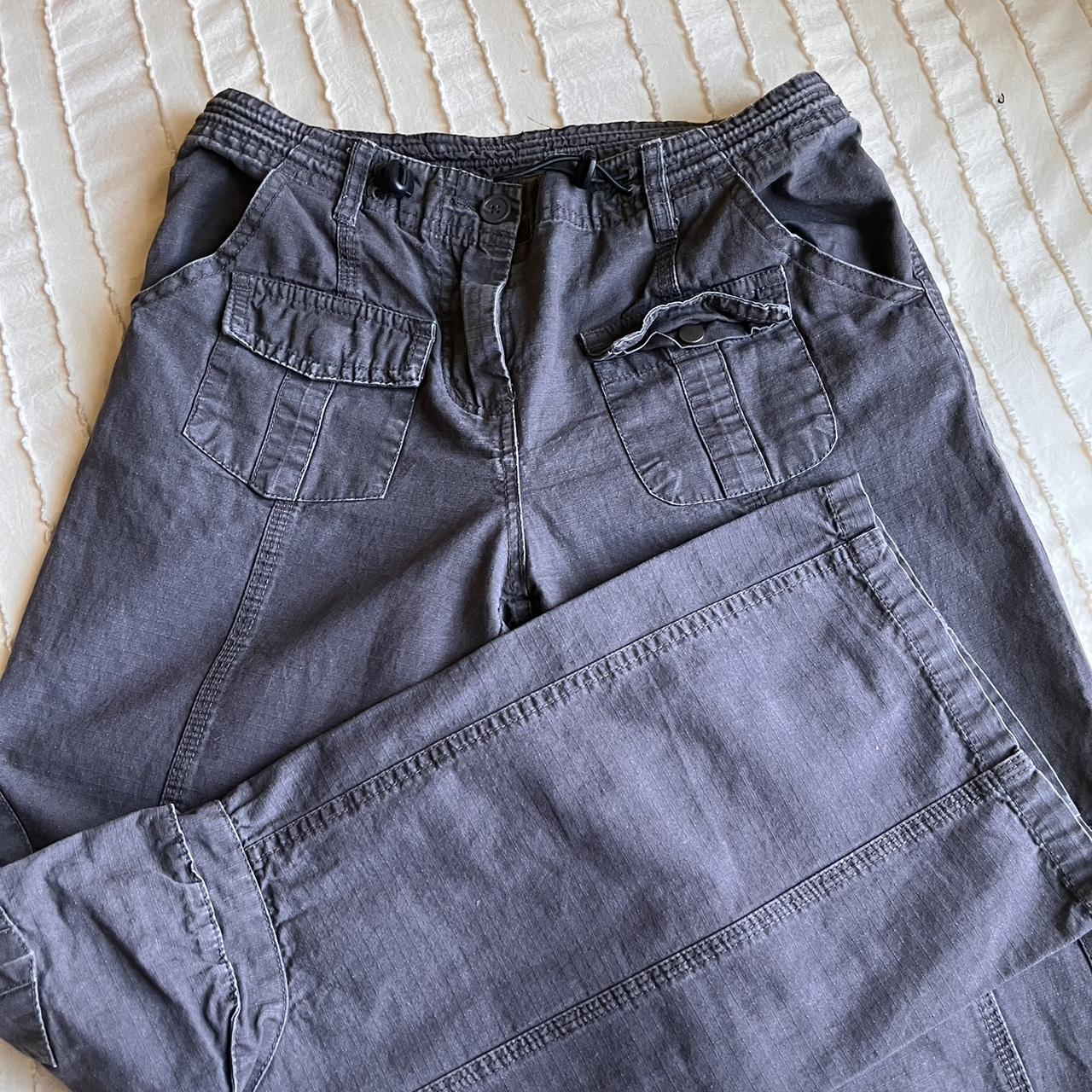 brandy melville kim cargo pants!! adjustable waist!!... Depop