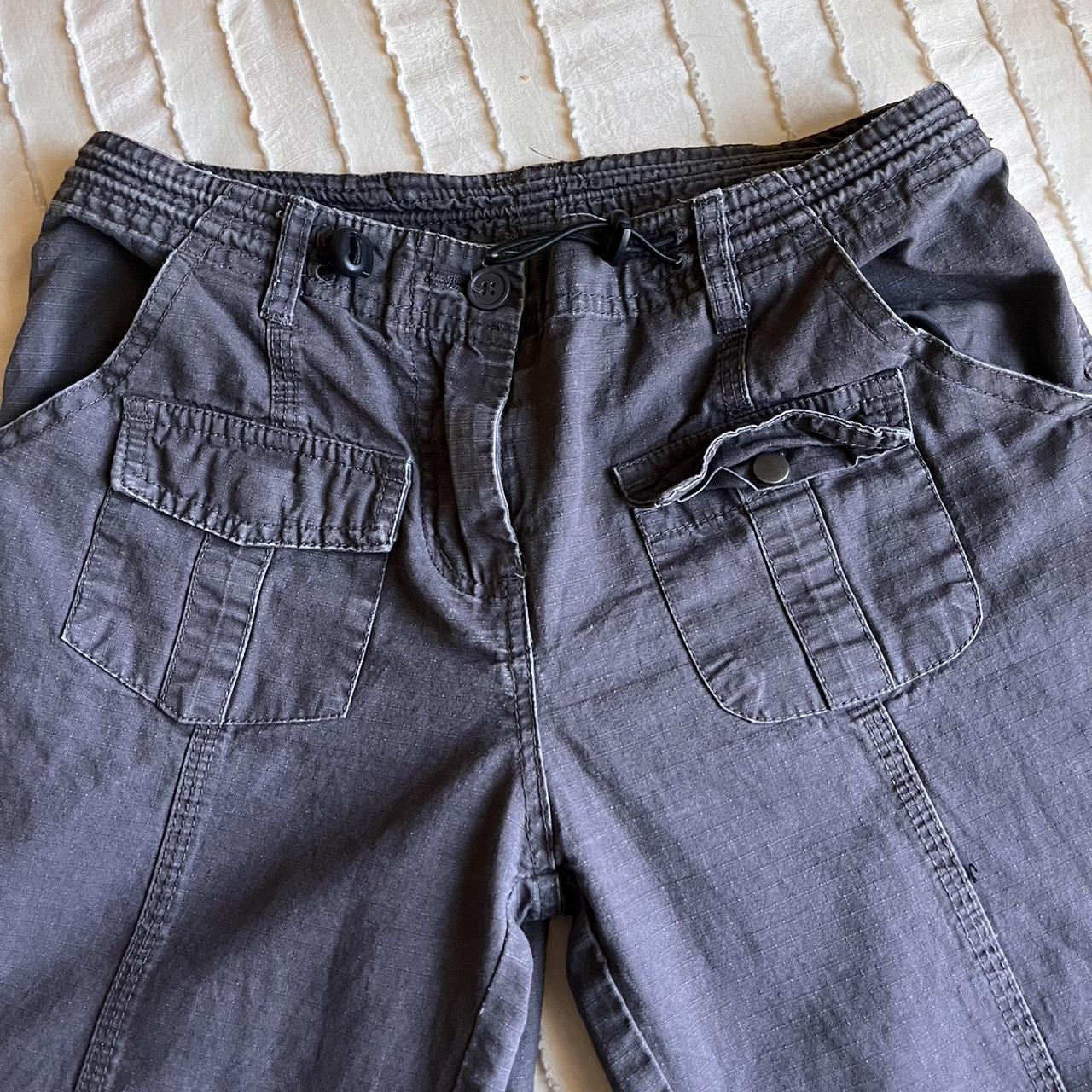 brandy melville kim cargo pants!! adjustable waist!!... Depop