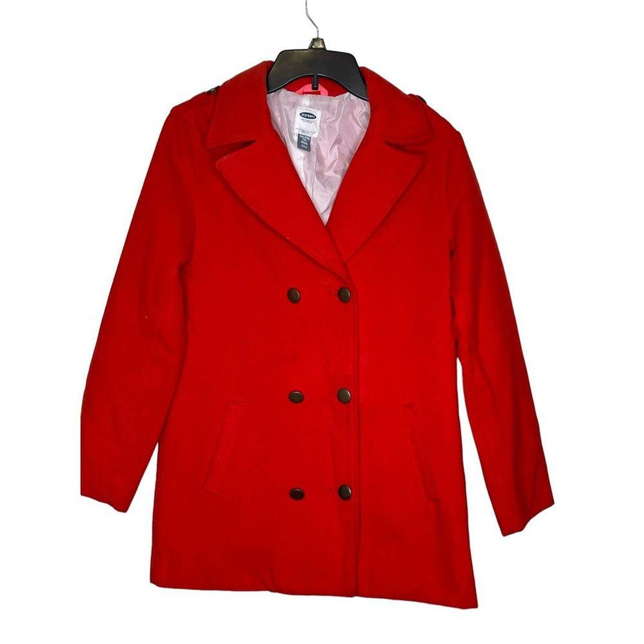 Old navy red peacoat on sale