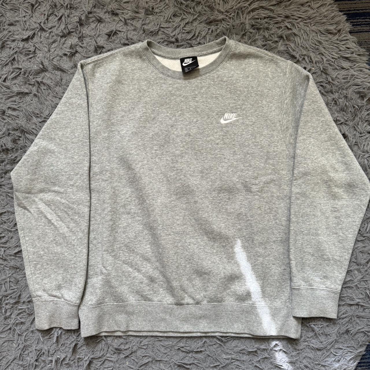 Nike grey crew neck Size M *all clothing will be... - Depop