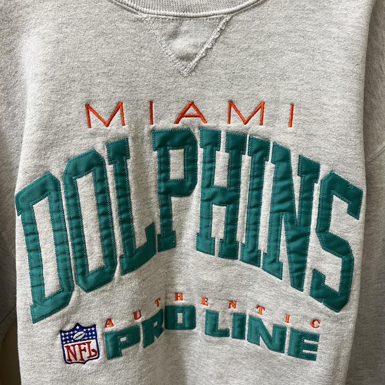 \ud83d\udc2c Vintage Miami Dolphins Crewneck \ud83d\udc2c - Print is in... - Depop