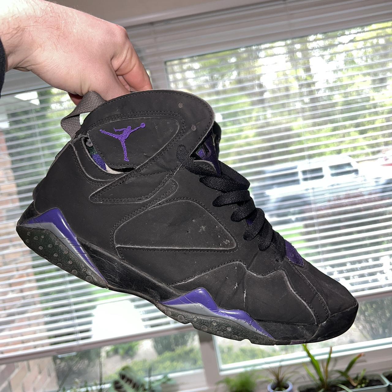 Ray Allen RETRO Jordan 7s Purple and black Size